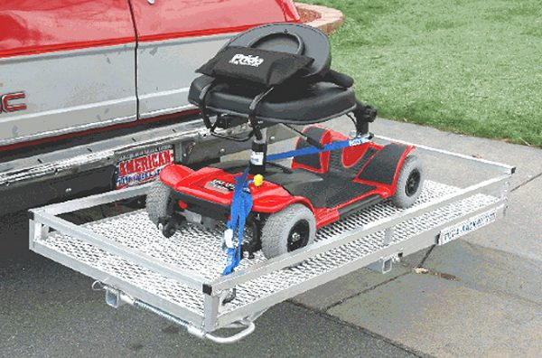 Hitch Mounted Wheelchair Power Chair Scooter Carrier